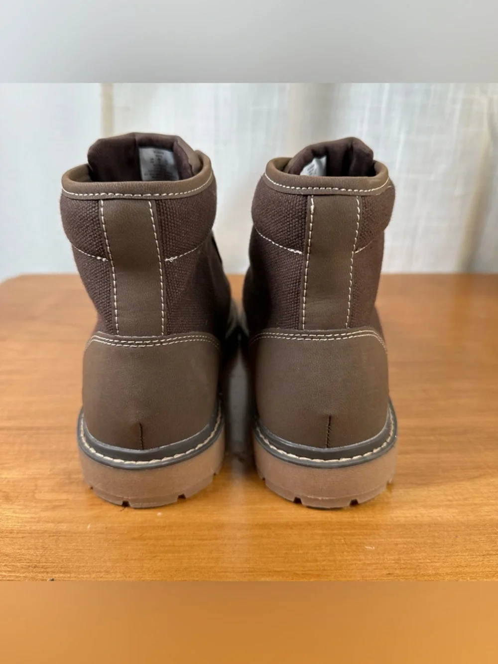 Sperry NWOT Top-Sider Rudder Brown Leather Boots Boys 4 Unisex